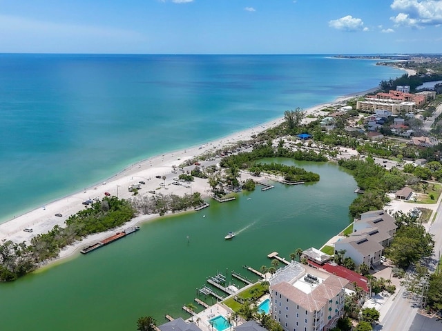6512 Midnight Pass Rd Unit 504, Sarasota, FL 34242 - aerial view of expansive beach