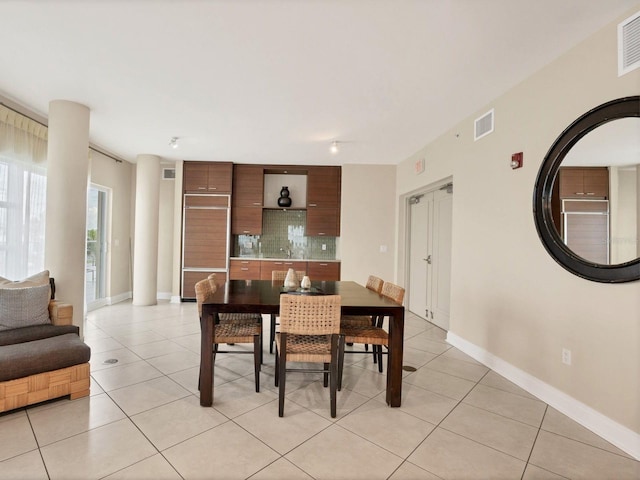 6512 Midnight Pass Rd Unit 504, Sarasota, FL 34242 - dining area with light tile patterned floors