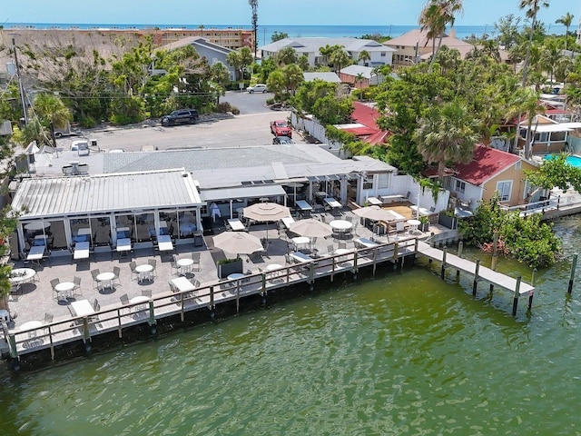 6512 Midnight Pass Rd Unit 504, Sarasota, FL 34242 - aerial view of residential area with a nearby body of water