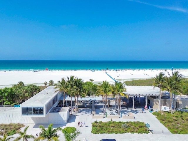 6512 Midnight Pass Rd Unit 504, Sarasota, FL 34242 - water view with local beach