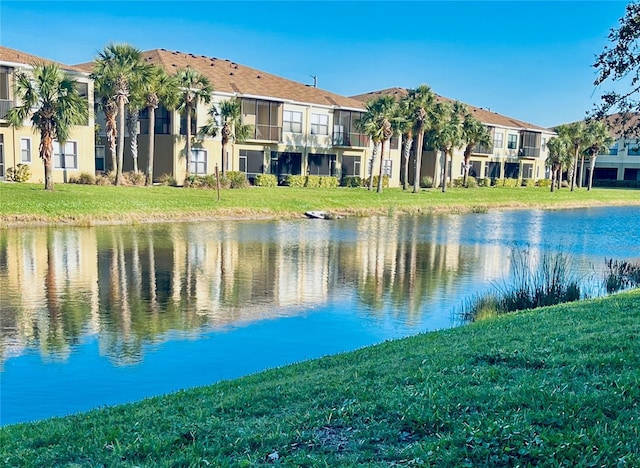 view of water feature