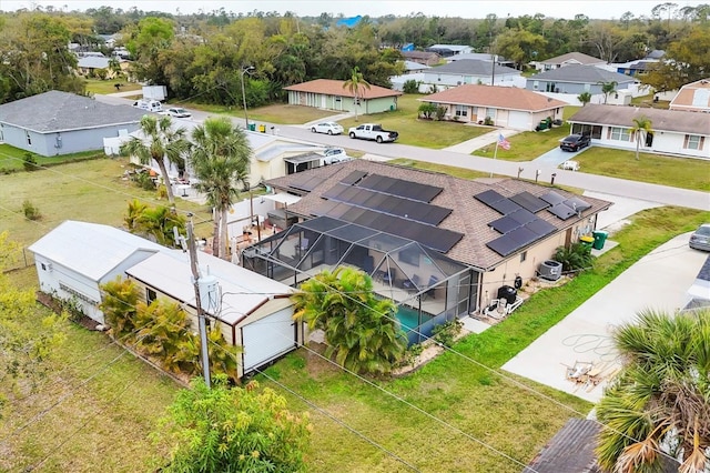 birds eye view of property featuring a residential view