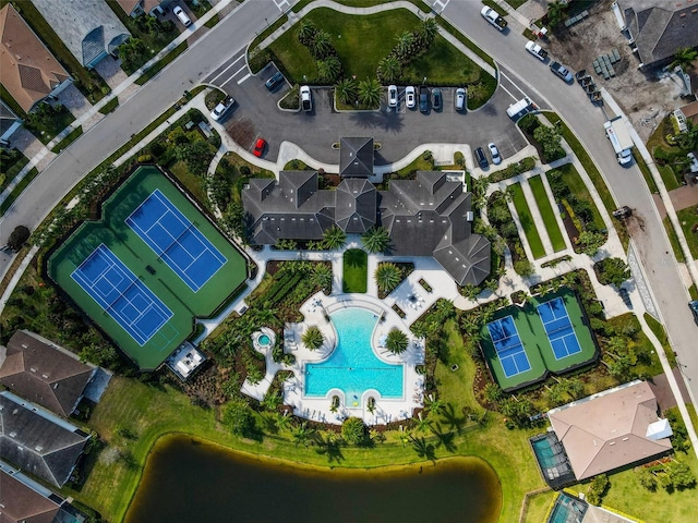 bird's eye view featuring a residential view