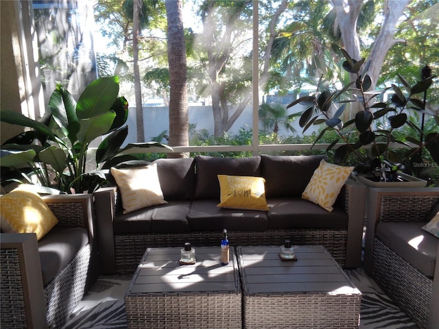 1354 Tearose Pl, Sarasota, FL 34239 - view of sunroom / solarium