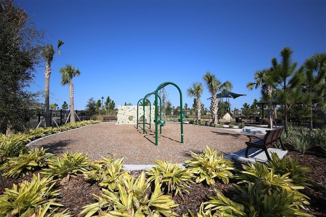 view of communal playground