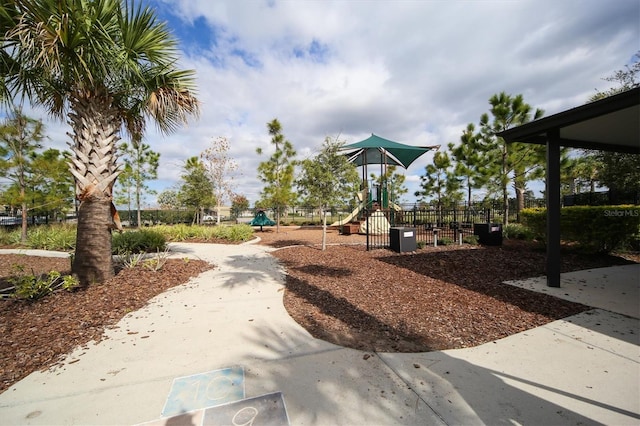 view of community playground