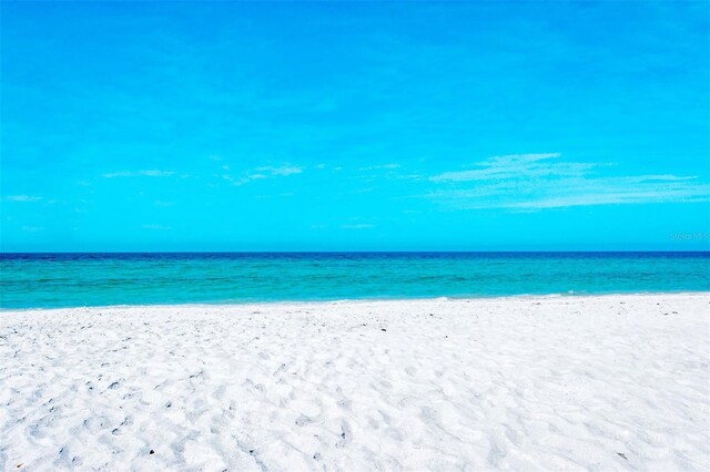 property view of water with a view of the beach