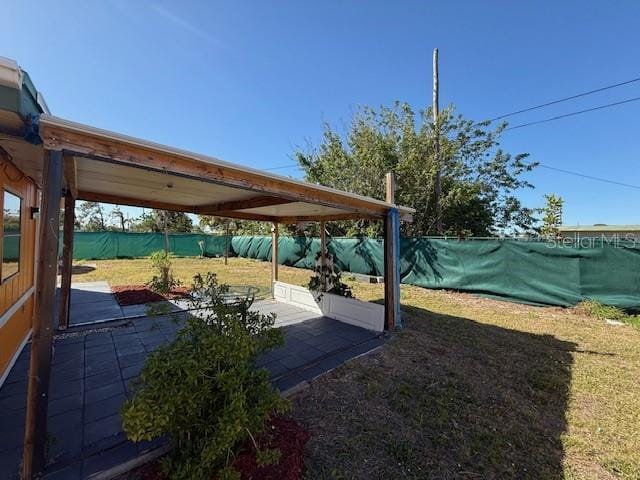 view of patio / terrace featuring a fenced backyard