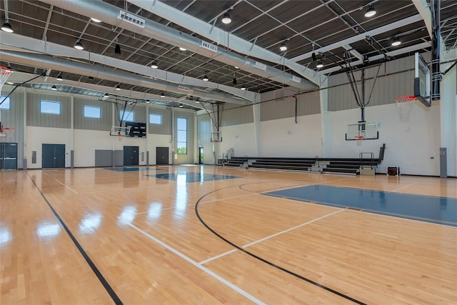 view of basketball court featuring community basketball court