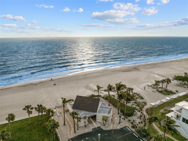 water view featuring a view of the beach