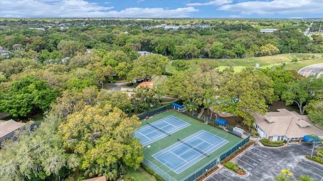 5614 Garden Lakes Dr, Bradenton, FL 34203 - drone / aerial view featuring a view of trees