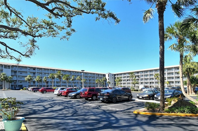 view of uncovered parking lot