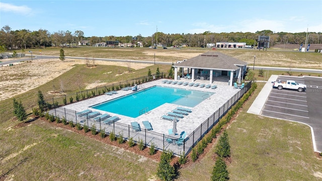 6677 SW 81st Loop, Ocala, FL 34476 - pool featuring a patio and fence
