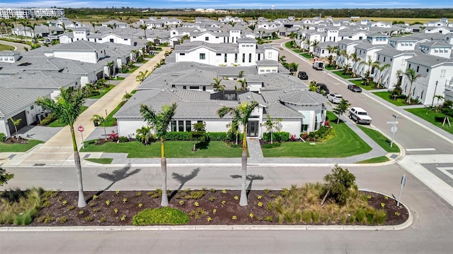 drone / aerial view featuring a residential view