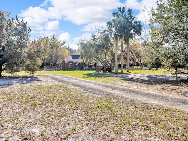 view of street with driveway