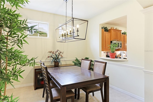 dining room with baseboards