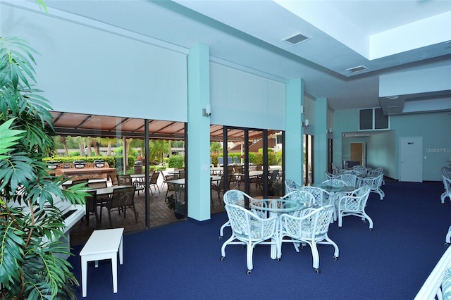 view of patio with outdoor dining space