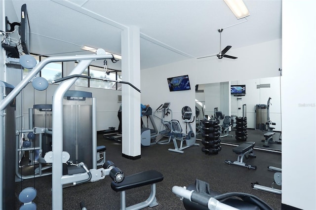 view of gym