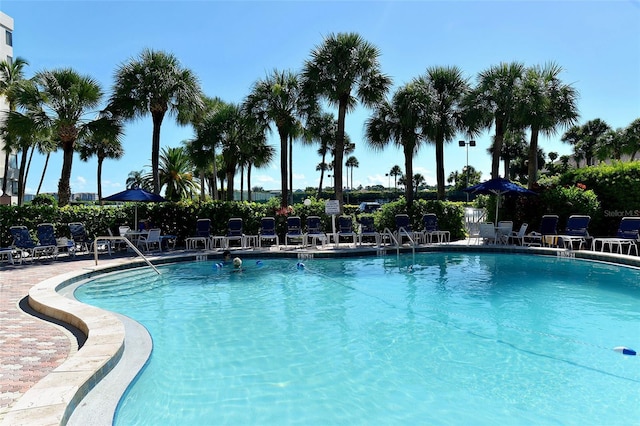 community pool featuring a patio