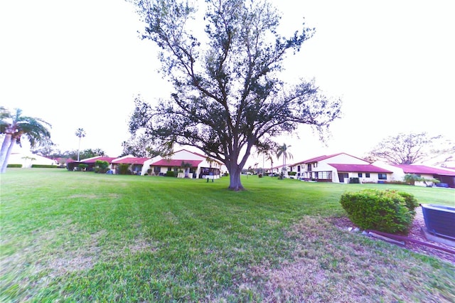 view of yard with a gazebo