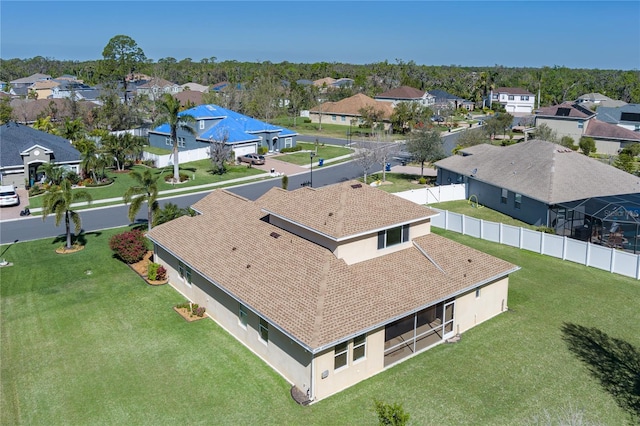 birds eye view of property featuring a residential view