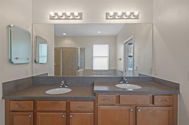 5412 72nd Ter E, Ellenton, FL 34222 - full bath featuring a shower stall and double vanity