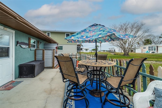 4524 106th St W, Bradenton, FL 34210 - view of patio / terrace with outdoor dining space