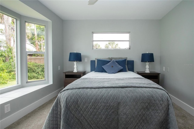 800 Everest Rd, Venice, FL 34293 - carpeted bedroom featuring baseboards and multiple windows