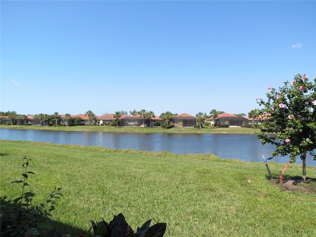 water view with a residential view