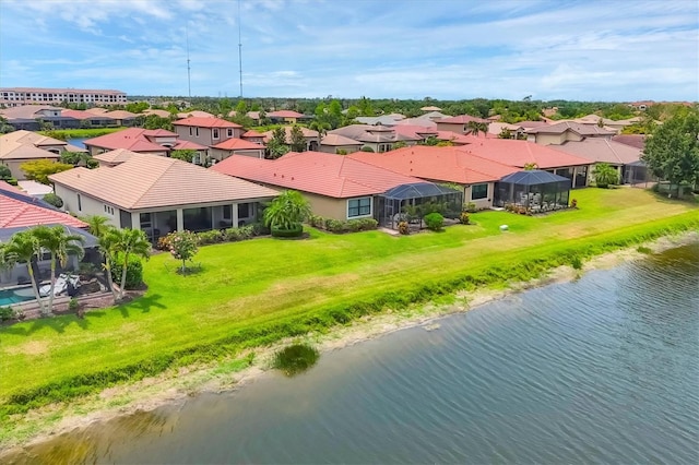 1290 Cielo Ct, North Venice, FL 34275 - aerial view of residential area with a nearby body of water