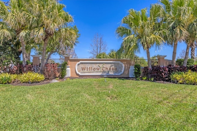 1290 Cielo Ct, North Venice, FL 34275 - community / neighborhood sign featuring a yard