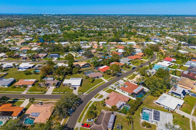 drone / aerial view featuring a residential view