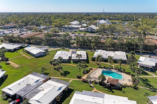 bird's eye view featuring a residential view