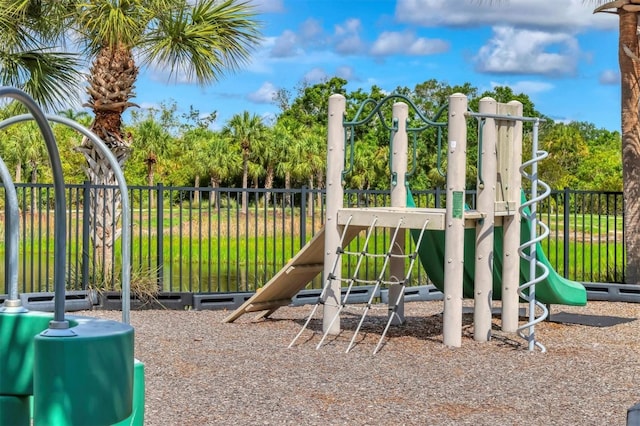 community playground featuring fence