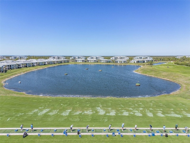 view of water feature