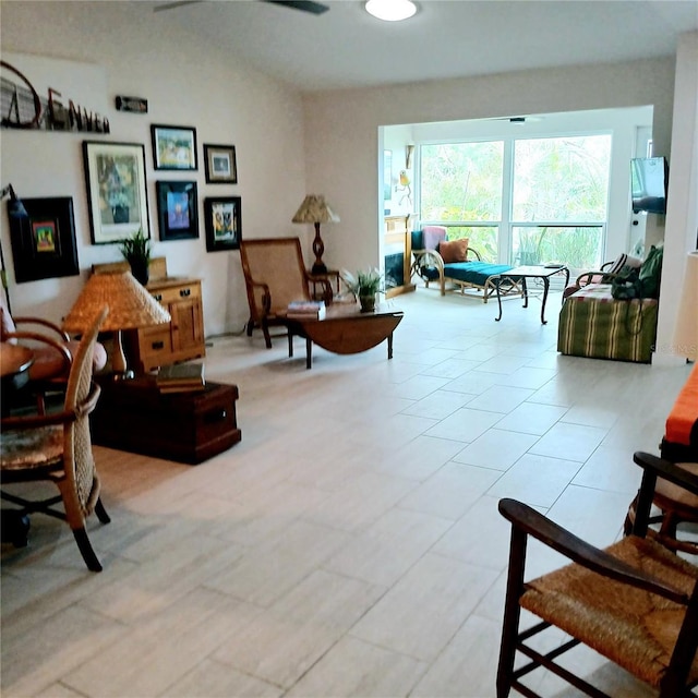 view of living area