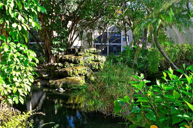 view of nature featuring a water view