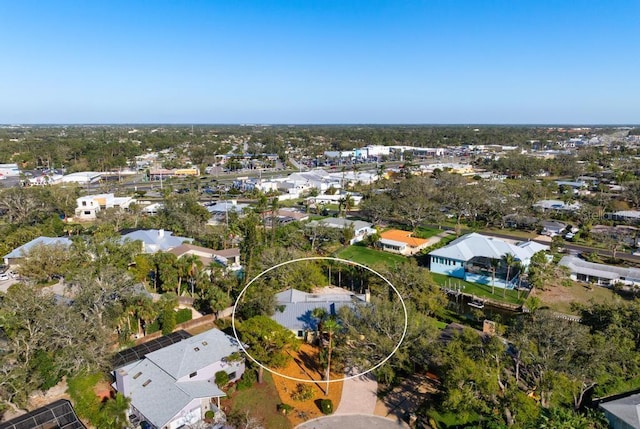 birds eye view of property featuring a residential view