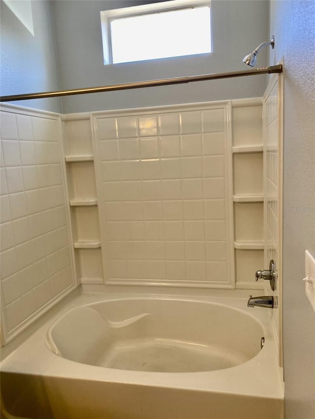 bathroom featuring shower / tub combination