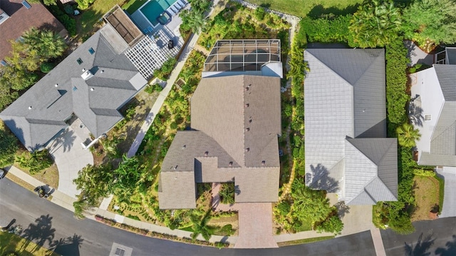 birds eye view of property featuring a residential view