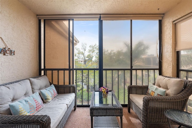 sunroom featuring a healthy amount of sunlight