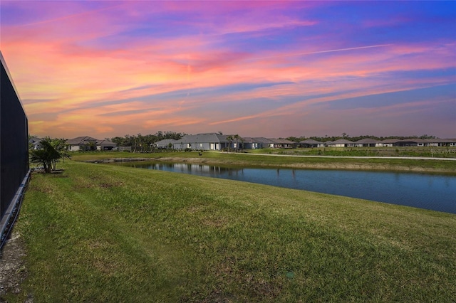 view of water feature featuring a residential view