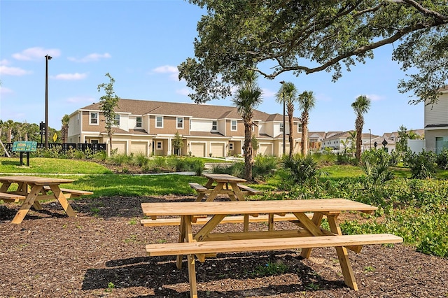 view of property's community with a residential view