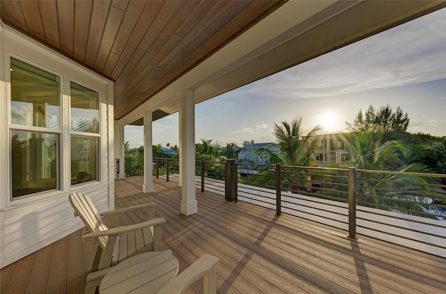 516 Kumquat Dr, Anna Maria, FL 34216 - view of wooden terrace
