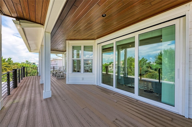 516 Kumquat Dr, Anna Maria, FL 34216 - view of wooden deck