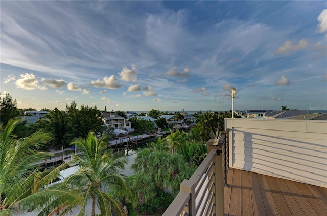 516 Kumquat Dr, Anna Maria, FL 34216 - deck featuring a water view