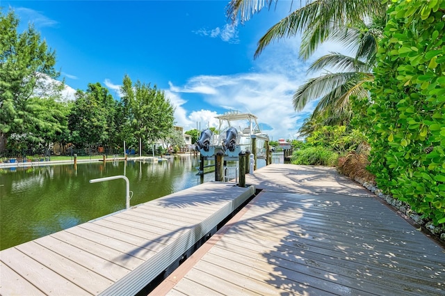 516 Kumquat Dr, Anna Maria, FL 34216 - dock with a water view