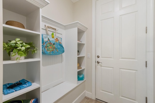 view of mudroom