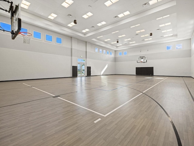 view of sport court with community basketball court