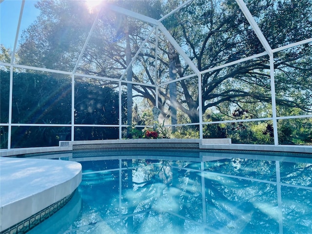 7300 Wax Myrtle Way, Sarasota, FL 34241 - swimming pool featuring a lanai